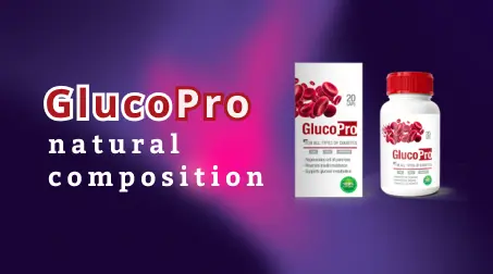 Box of GlucoPro for Healthy Blood Sugar Management